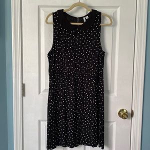 Elle Polka Dot  Sleeveless Dress Size L